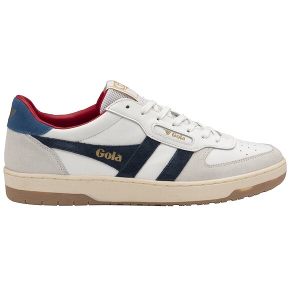 Gola Classics Men's Hawk Sneakers Color White, Navy, Marine Blue - Picture 4 of 5